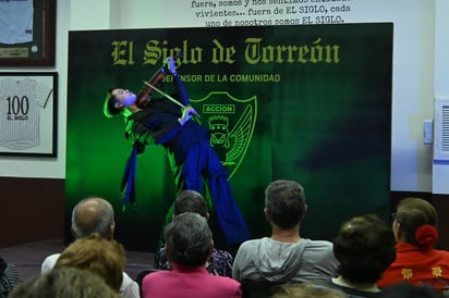 Impactante. El joven lagunero, Zeytta Yamell, dio muestra de su talento en el violín.