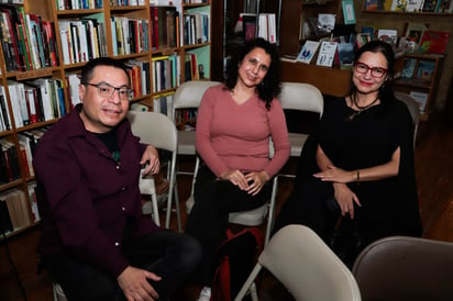 Erick Morgan, Martha Chávez y Olivia González (EL SIGLO DE TORREÓN / ENRIQUE CASTRUITA)
