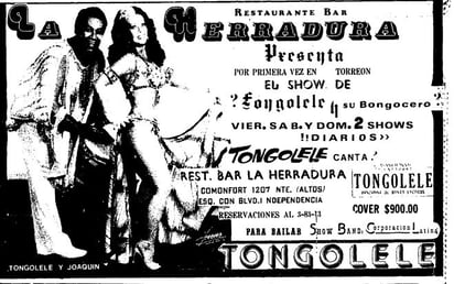 Tongolele en El Siglo de Torreón.