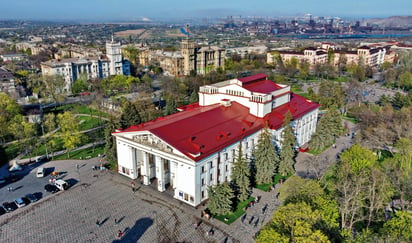 El Teatro Dramático de Donetsk. Foto: Wikimedia