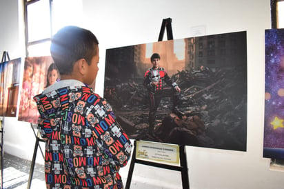 Galería de Héroes en la Casa de la Cultura de San Pedro.