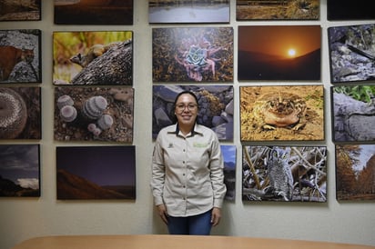 Karla Novella, directora de la administración de la Reserva Ecológica Municipal Sierra y Cañón de
Jimulco (EL SIGLO DE TORREÓN/DANIELA CERVANTES)