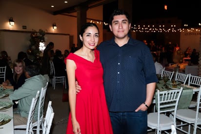 Laura del Río y Alfonso Homero.