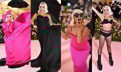 Lady Gaga en Met Gala 2019. Fotos: ESPECIAL