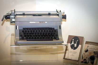 Máquina de escribir de Rosario Castellanos exhibida en el Centro Cultural Rosario Castellanos, en Chiapas. Imagen: visitchiapas.com