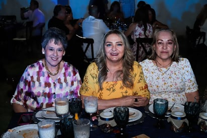 Margarita Ramírez, Blanca Duran e Inés Zúñiga.