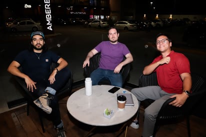 Andrés Villarreal, Guillermo Vela y Carlos Jáuregui.
