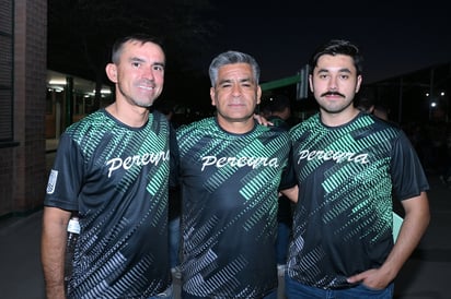 Leonardo Aguilar, Carlos Lira y Ramón Corona.
