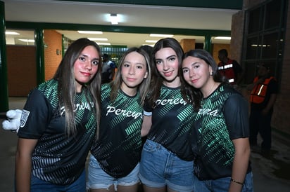 Bárbara, Jacky, Astrid y Mireille.