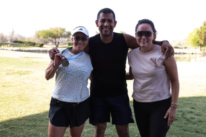Adriana, Eloy y Selene. 