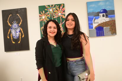 Nallely Macías Sandoval y Gisela Campos González.