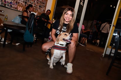 Judith Reyes con Loki.