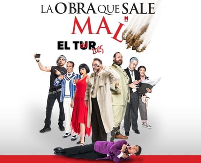 Puesta en escena. La obra que sale mal se presentará el miércoles 4 de junio en el Teatro Nazas a las 20:30 horas (CORTESÍA)