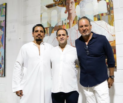 José Luis Ponce, Denis Cárcamo y Rodolfo Haro