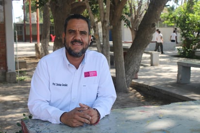 Christian Omar González Luna, supervisor de Escuelas Rurales en La Laguna (EL SIGLO DE TORREÓN / DANIELA CERVANTES)
