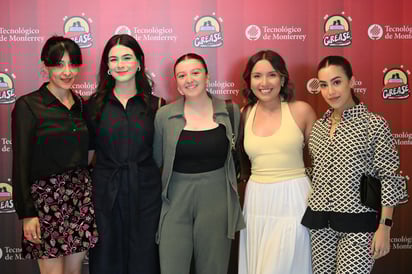 Julia María, Mariángel, Celina, Karen y Natalia.