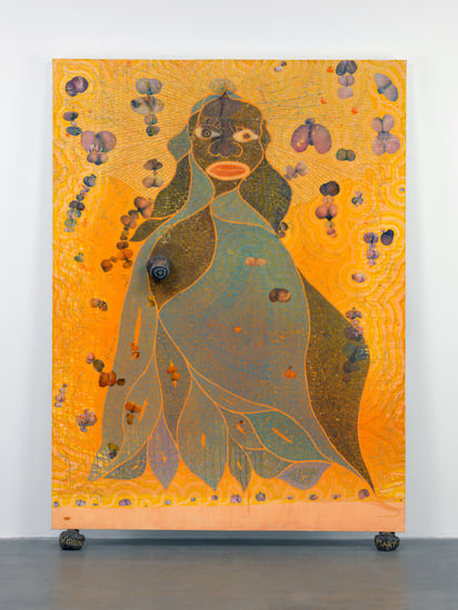 The Holy Virgin Mary (1996), de Chris Ofili. Foto: Arthive