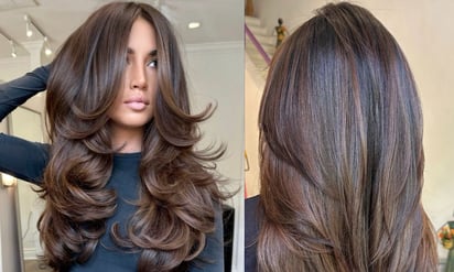 Butterfly cut.