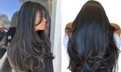 Long layers. 