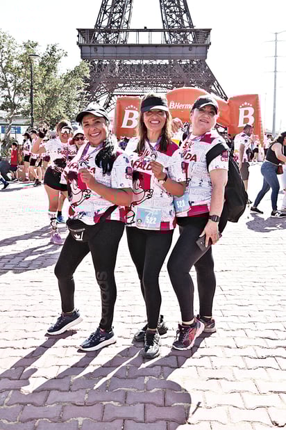 Norma, Adriana y Angélica.
