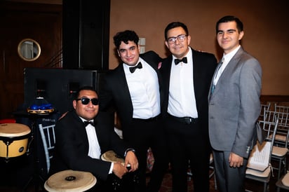 Isaac Vázquez, Emilio Rojas, Rogelio Carrillo y Enrique Santibáñez.