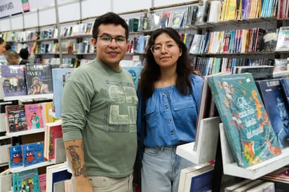 Carlos Saucedo y Evelyn Martínez.