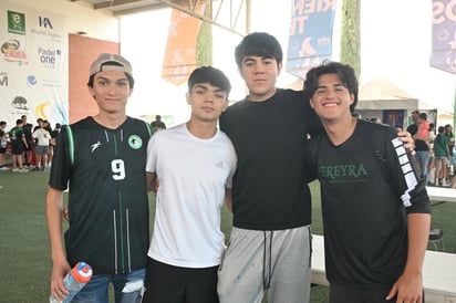 Jesús, Alejandro, Luis y Alfredo.