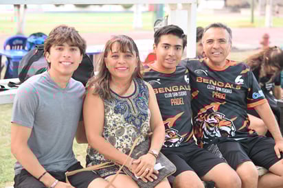 Ángel, Raquel, Luis e Ignacio. 
