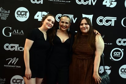 Andrea, Irma y Paty.
