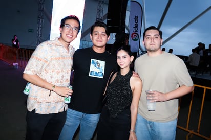Gelmin González, Raúl Cabrera, Paula González y José Luis Monárrez.