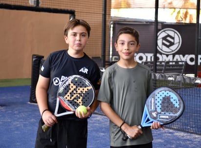 Mateo Oviedo y Alan Arias.