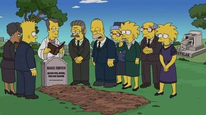 Marge muere en Los Simpson (CAPTURA)