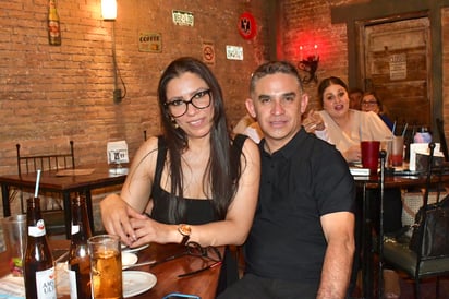 Cristina Rivera y Ricardo López.