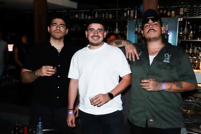 Andrés Chew, Jaime Trujillo y Óscar Betancourt.