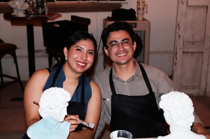 Esmeralda Martínez y Saúl Padilla.