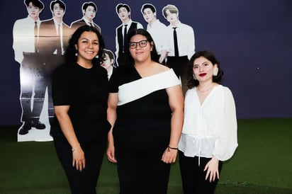 Judy Gomez, Nathalie Molina y Sofía Ramírez.