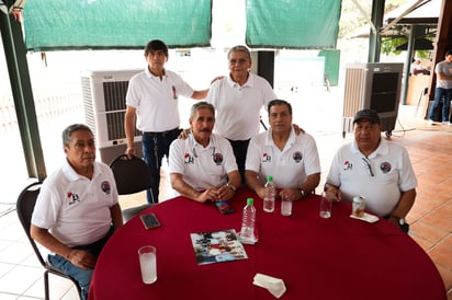Antonio Gómez, Vicente Ruíz Gamero, Jesús Ramírez Aguilar y Jorge Meza Morales.