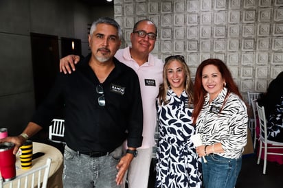 Ramón Carrillo, David Balthazar, Mónica Ortíz y Delia Almara.