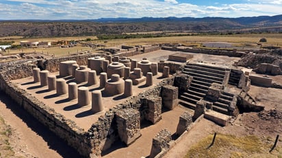 Zona arqueológica de Altavista, en Chalchihuites, Zacatecas. Foto: X/ ZacatecasTravel