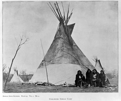 El tipi era una de las formas arquitectónicas comunes entre los nómadas del norte de México y Estados Unidos. Foto: History Study Pictures