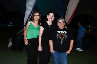 Rosy Ciceña, Mónica Santillán y Adriana Galván