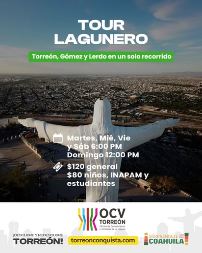 Tour Lagunero. Facebook / OCV Torreón