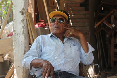 Don Guadalupe Salazar, el último integrante vivo del cuarteto, no del primero, pero sí el más reconocido de Los Cardencheros de Sapioriz. (DANIELA CERVANTES)