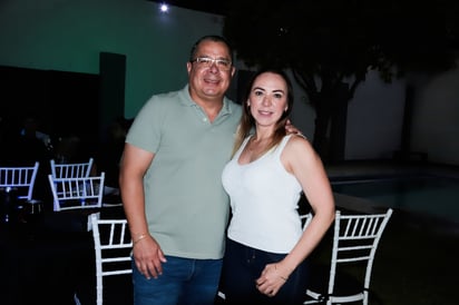 Marcia Campos y Carlos Prado.