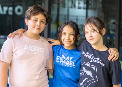 Annie López, Matis Hermosillo Olmos y Lia Giselle López.