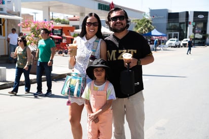 Frida, Jorge Rivera y Nohemí.