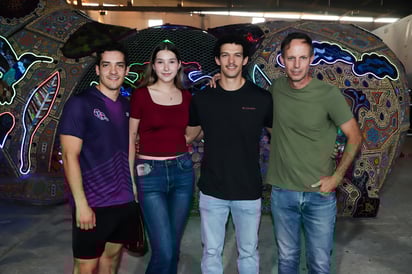 Aldo, Giuliana, Fernando y Fernando.