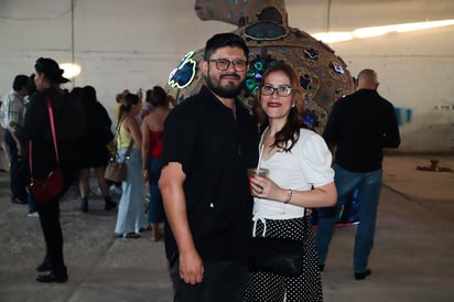 Omar Benítez y Cindy Ceniceros.