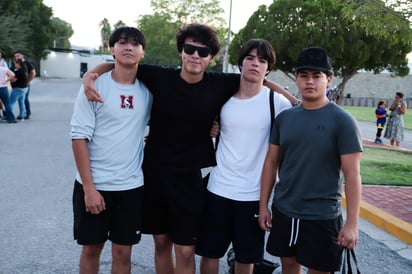 Mateo, Nalda, Borjas y Said.