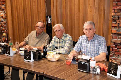 Manuel Giacoman, Enrique Vázquez y Florentino Martínez.